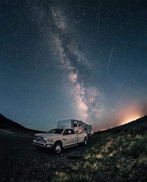 Truck At Night  Print