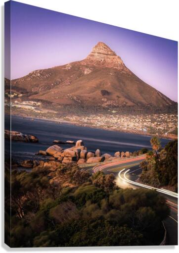 Mountin View Drive Canvas Print