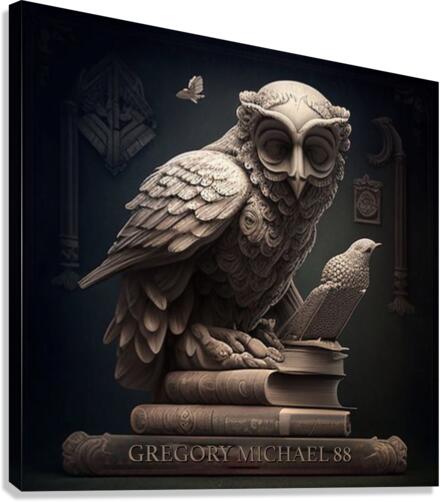 THE WISE OWL  Canvas Print