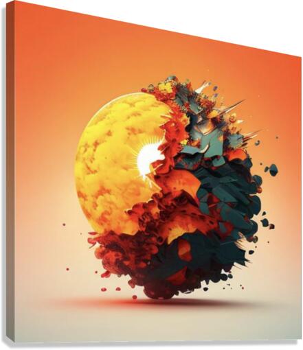 SUN FUSION Canvas Print