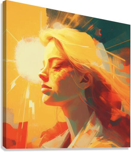 SHINE ON ME Canvas Print