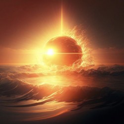 SUN INSIDE THE OCEAN