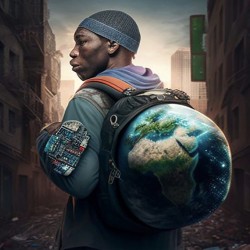 THE WORLD ON MY BACK