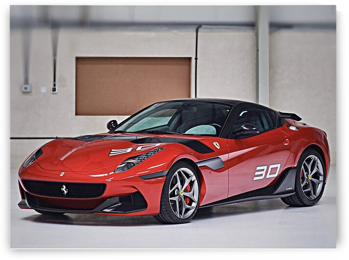 Ferrari Race Car by Gregory Michael 88 Art Studio