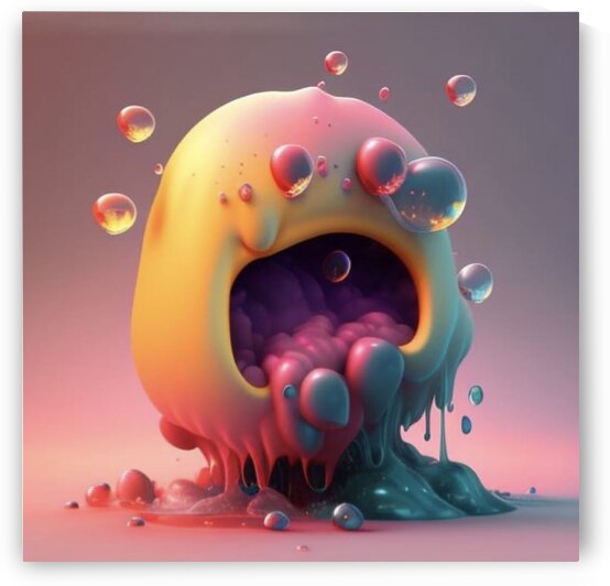 SLIMEY BUBBLES by Gregory Michael 88 Art Studio