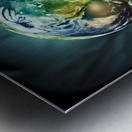 WORLD IN MY PALMS Metal print