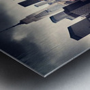 RUN THE CITY Metal print