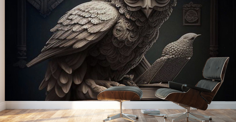 THE WISE OWL  Wall Murals