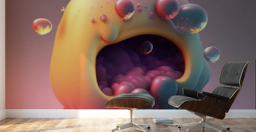 SLIMEY BUBBLES Wall Murals