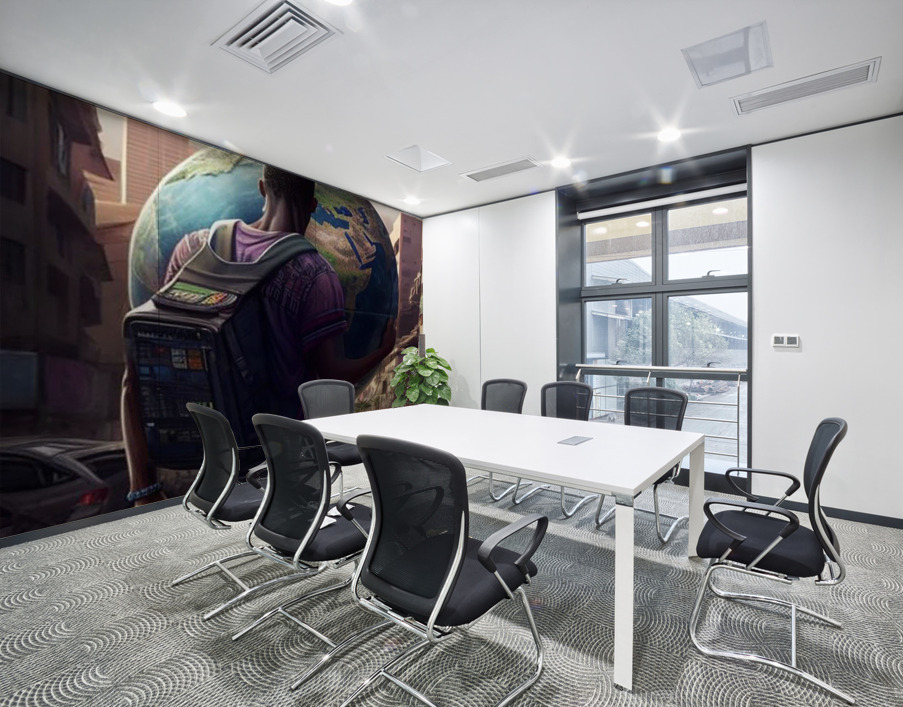 THE WORLD IS MINES Wall Printing