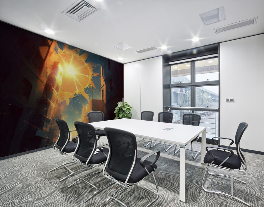 SUNKISS CITY Wall Printing