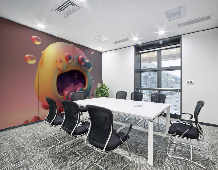 SLIMEY BUBBLES Wall Printing