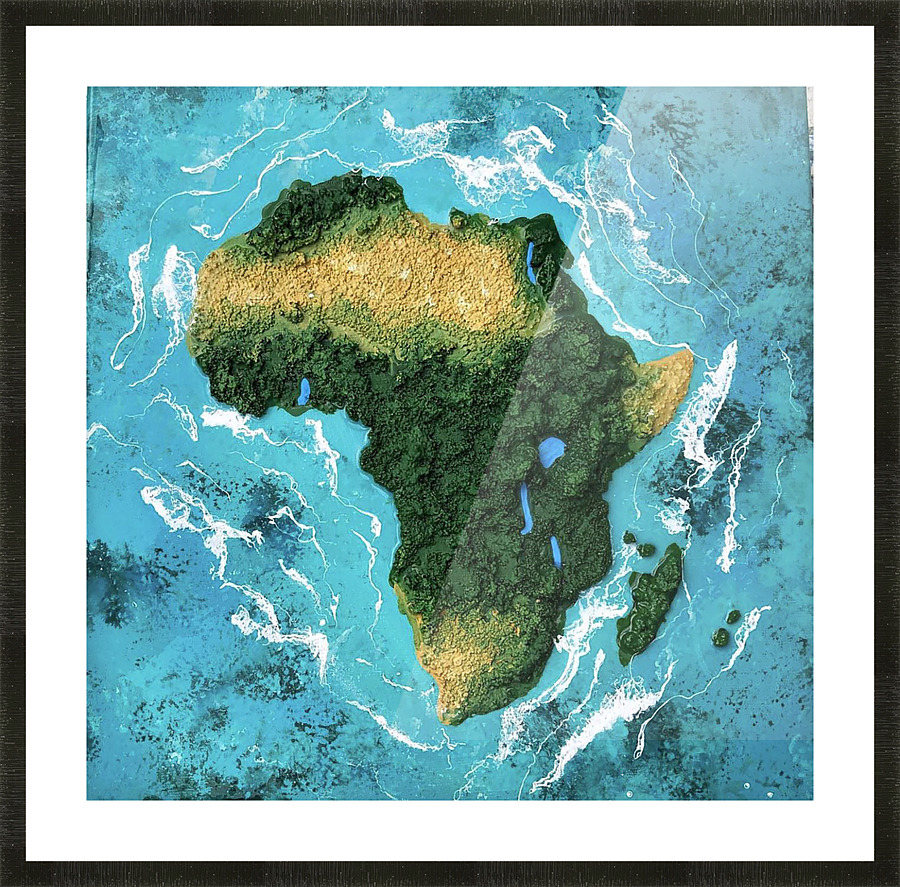 Africa Grass  Picture Frame print