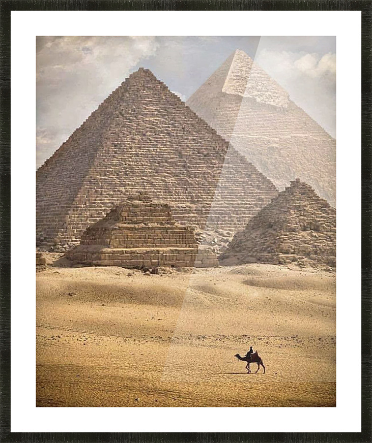 Pyrimids  Picture Frame print