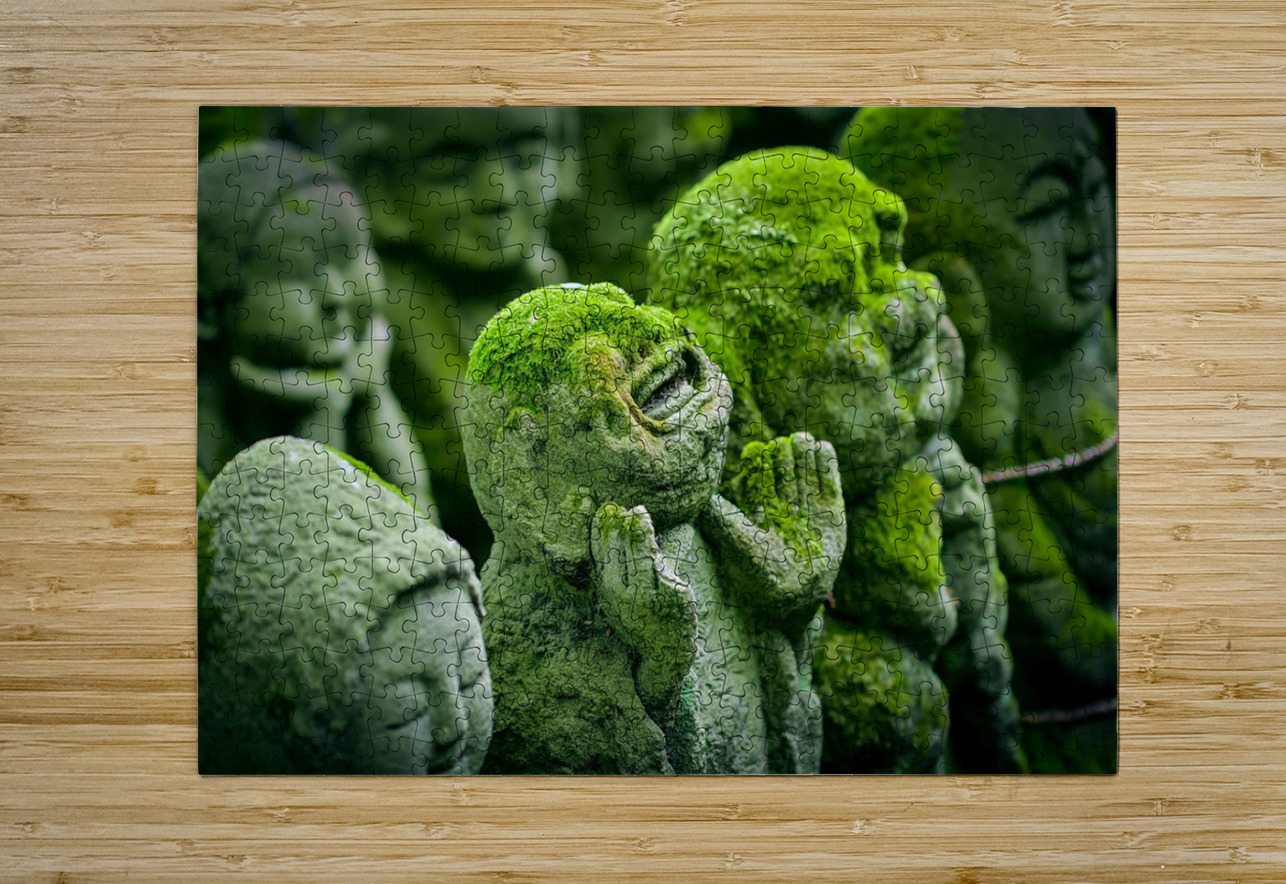 Green Asians  Gregory Michael 88 Art Studio Puzzle printing