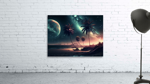 SPACE PALMS Wall Preview