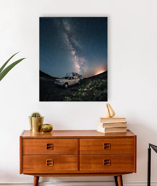 Truck At Night  by Gregory Michael 88 Art Studio