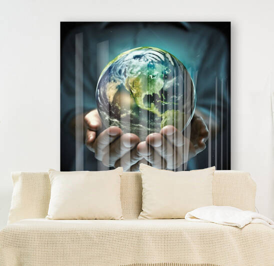 WORLD IN MY PALMS by Gregory Michael 88 Art Studio