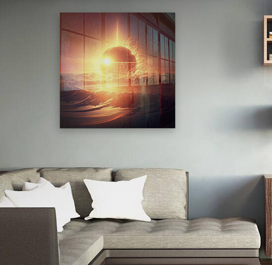 SUN INSIDE THE OCEAN by Gregory Michael 88 Art Studio