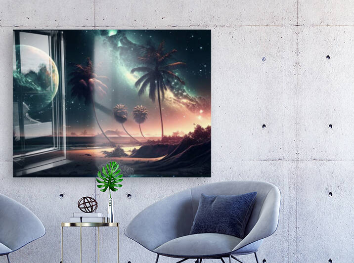 SPACE PALMS by Gregory Michael 88 Art Studio