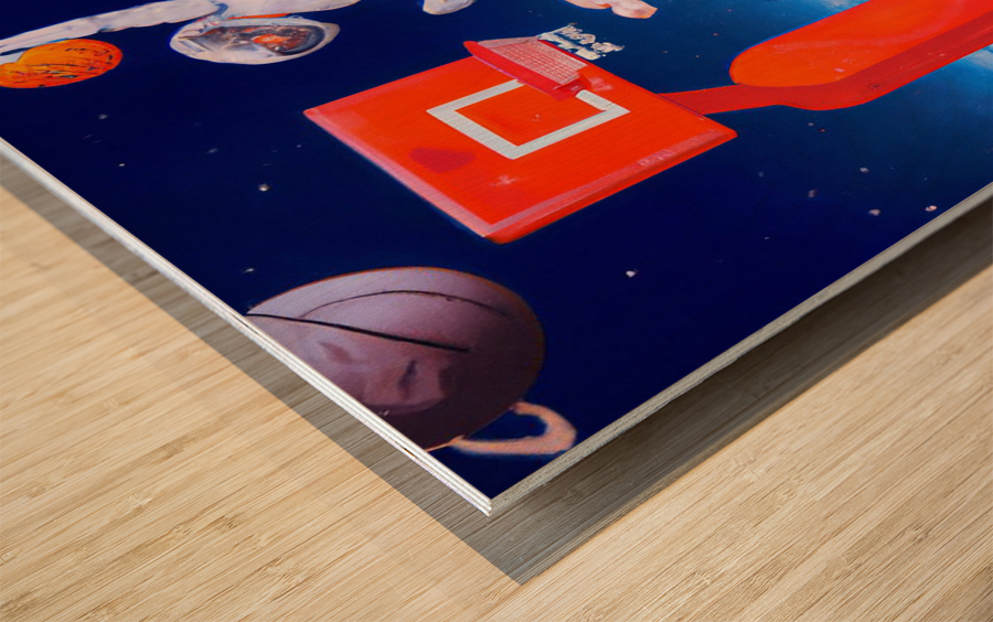  ASTRO vs BULLY Wood print