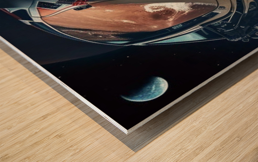 SPACE SWAG Wood print